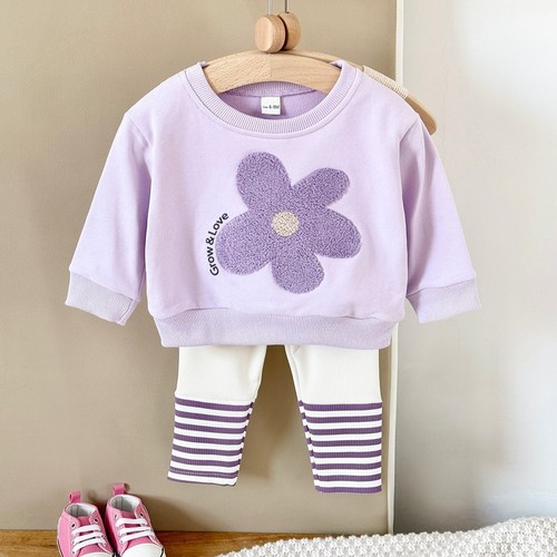 Babygirl purple flower - babygirl,