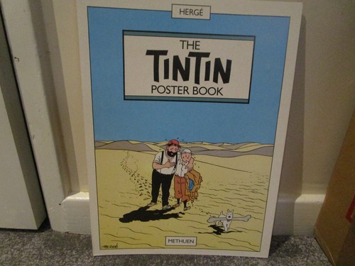 The tintin poster - book, card