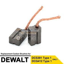  DeWalt Carbon Brushes for DC411 DCG412 DCS320 DCS380 DC390 DCS391 Type 1 