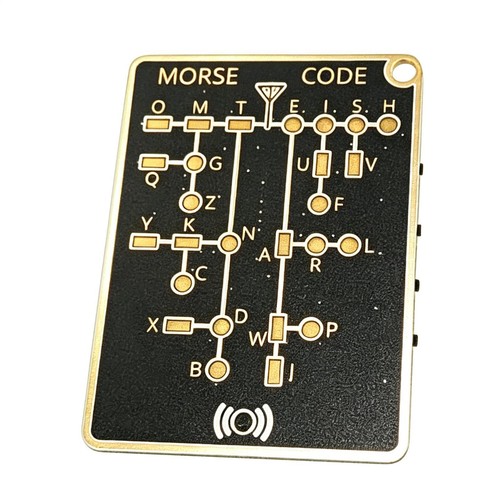 Morse code trainer - code, card