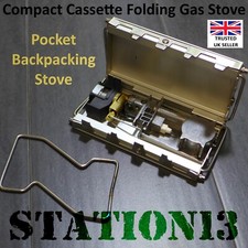 Pocket Stove - Compact Cassette Lightweight Gas Camping Stove - 375g - STATION13