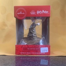 Unused Wizarding World Harry Potter The Sorting Hat Christmas Ornament Figure