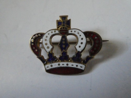 Vintage 1930 royal crown pin - royal,