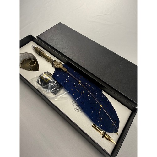 Vintage design feather quill - design,