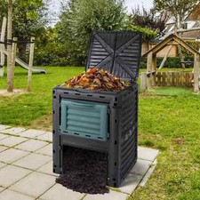 Eco Friendly 300L Garden Composter Bin Organic Waste Compost Converter