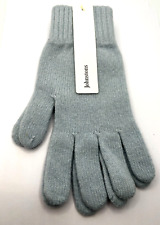 Blue Woollen Gloves Sz L