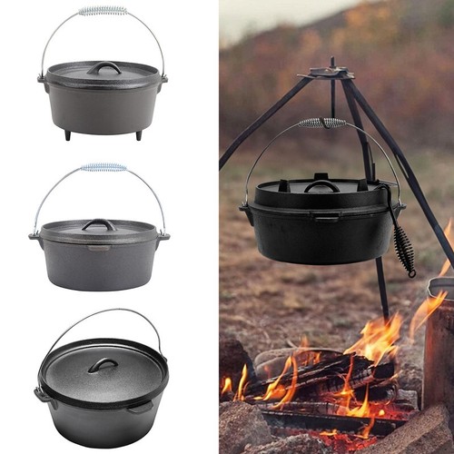 Pre seasoned cast iron dutch - iron,