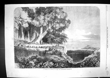 Old Antique Print 1863 Kabar