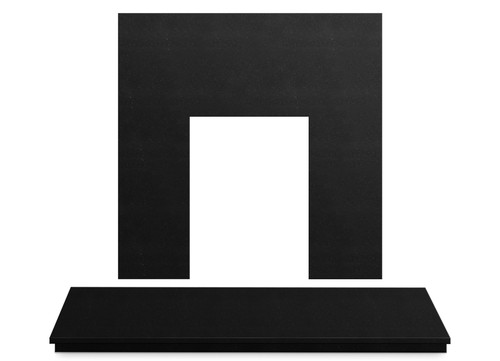 Adam black granite stone back - adam,