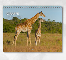 Giraffe Calendar 2026: Monthly