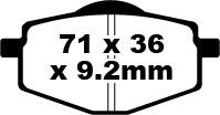 Ebc brake pad series - brake, fa