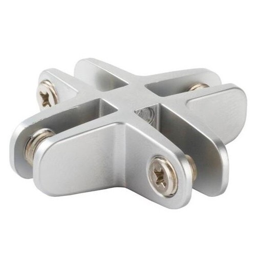 Glass clamp way connector - 4-way,
