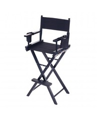 OMYSALON 31IN DIRECTOR'S CHAIR FOLDING ARTIST MAKEUP CHAIR. 
