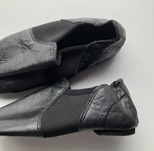 Jazz shoes leather slip - shoes,