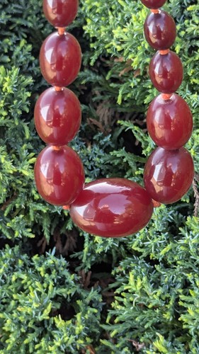 Bakelite vintage cherry amber - vintage,