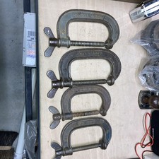 Vintage Record  G Clamps x 4