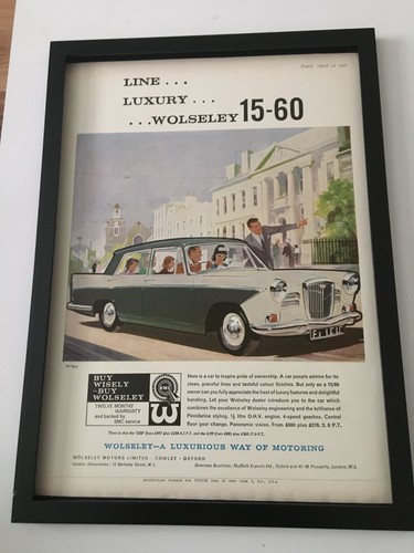 Wolseley car 1961 a4 - 15-60, car-1961