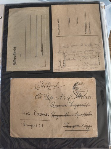 Wwii german feldpost lot - german,