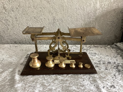 Vintage brass post - post, office