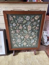 Vintage Wood Mahogany Fire