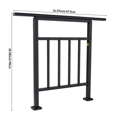 Stainless steel handrail 4 - steel,