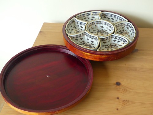 Vintage hand painted porcelain - painted,