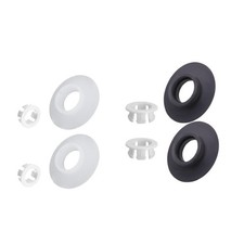 Set of 2 Double Flush Valve Seals and Clips for Armitage Shanks