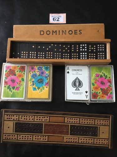 Vintage wooden cribbage - vintage,