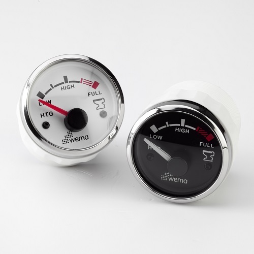 Wema toilet gauge black face - toilet,