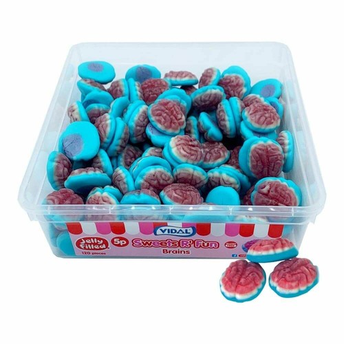 Jelly filled sweets brains - jelly,