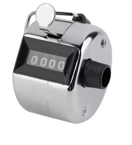 Manual digit metal tally - manual,