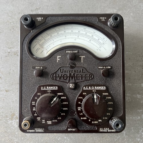 Vintage universal avometer - vintage,