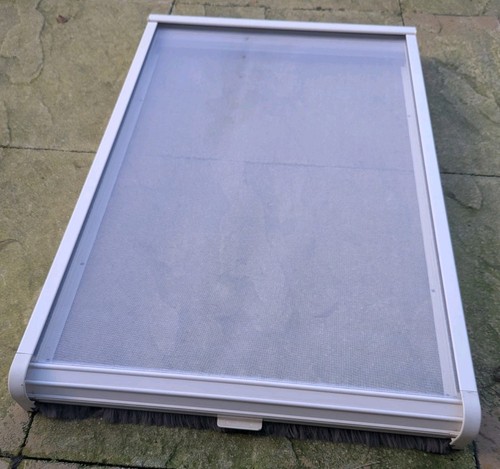 Caravan door half blind - caravan,