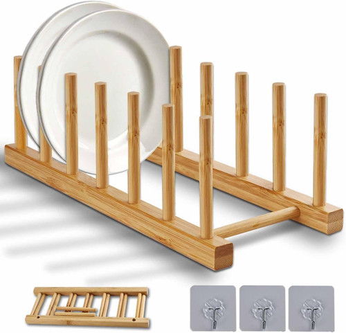 Bamboo dish rack stylish - bamboo,