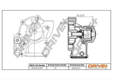 Water pump Mechanical DP2310.10.092 Dr!ve+ for SUBARU LEGACY   LEGACY   Estate