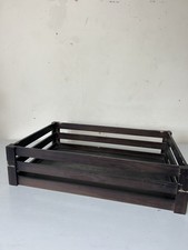 Brown Wooden Crate Display