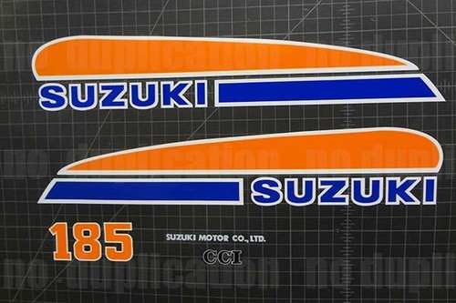 1974 suzuki ts185 graphic - suzuki,