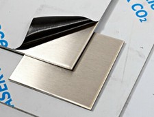 STAINLESS STEEL 430g Satin Brushed or Polished  Sheet Metal Plate Guillotine Cut