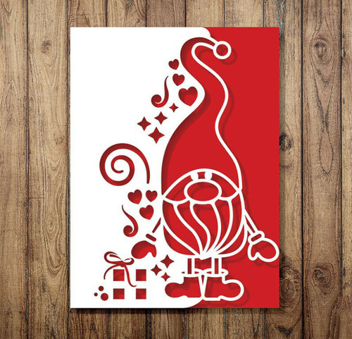 Christmas gnome border - christmas,