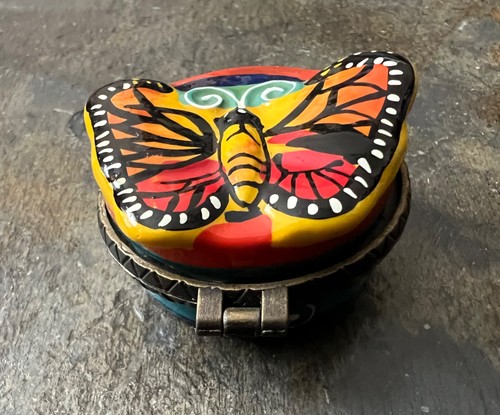 Vintage ceramic butterfly - ceramic,