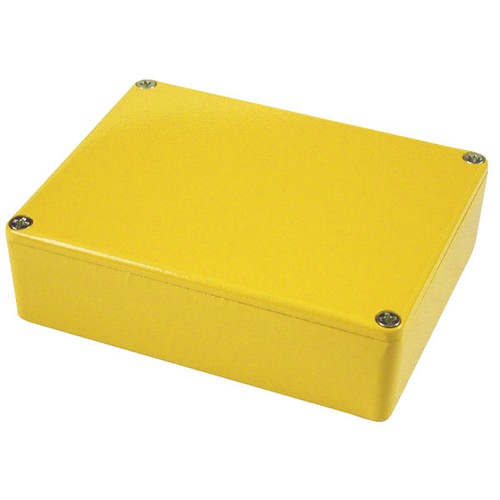 Hammond aluminium stomp box - aluminium,