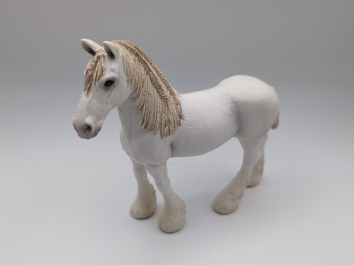 Schleich white shire horse - schleich,