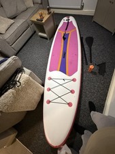 Sudoo 10 Ft Inflatable Stand Up Paddleboard with Paddle Accessory