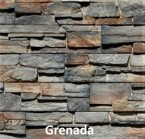 Exterior stacked stone - stacked,