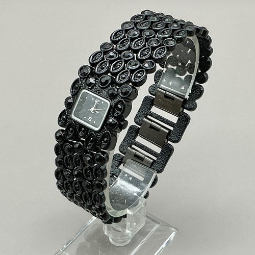 Watch women black rhinestone - women,