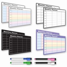 Month & Week Planner Calendar | Magnetic Dry Erase Whiteboard | Home & Office