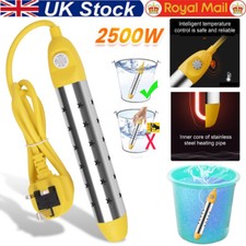 2500W Electric Immersion Water Heater Portable Suspension Hot Fast Water Boiler