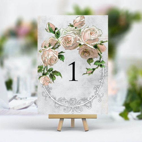 Vintage style wedding - style, table