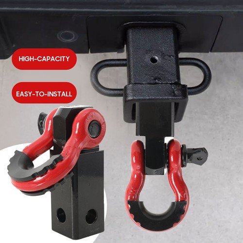 Trailer shackle hitch receiver - shackle,