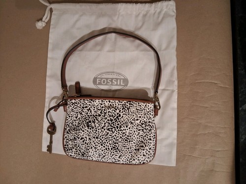 Fossil memoir bone top zip - bone,